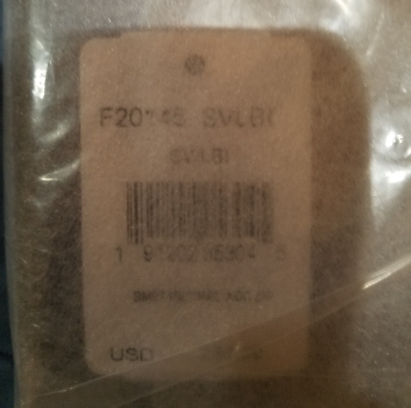 Coach Metallic Navy Blue Leather With Silver Hardware Accordion Zip Wallet NWT - Picture 6 of 14